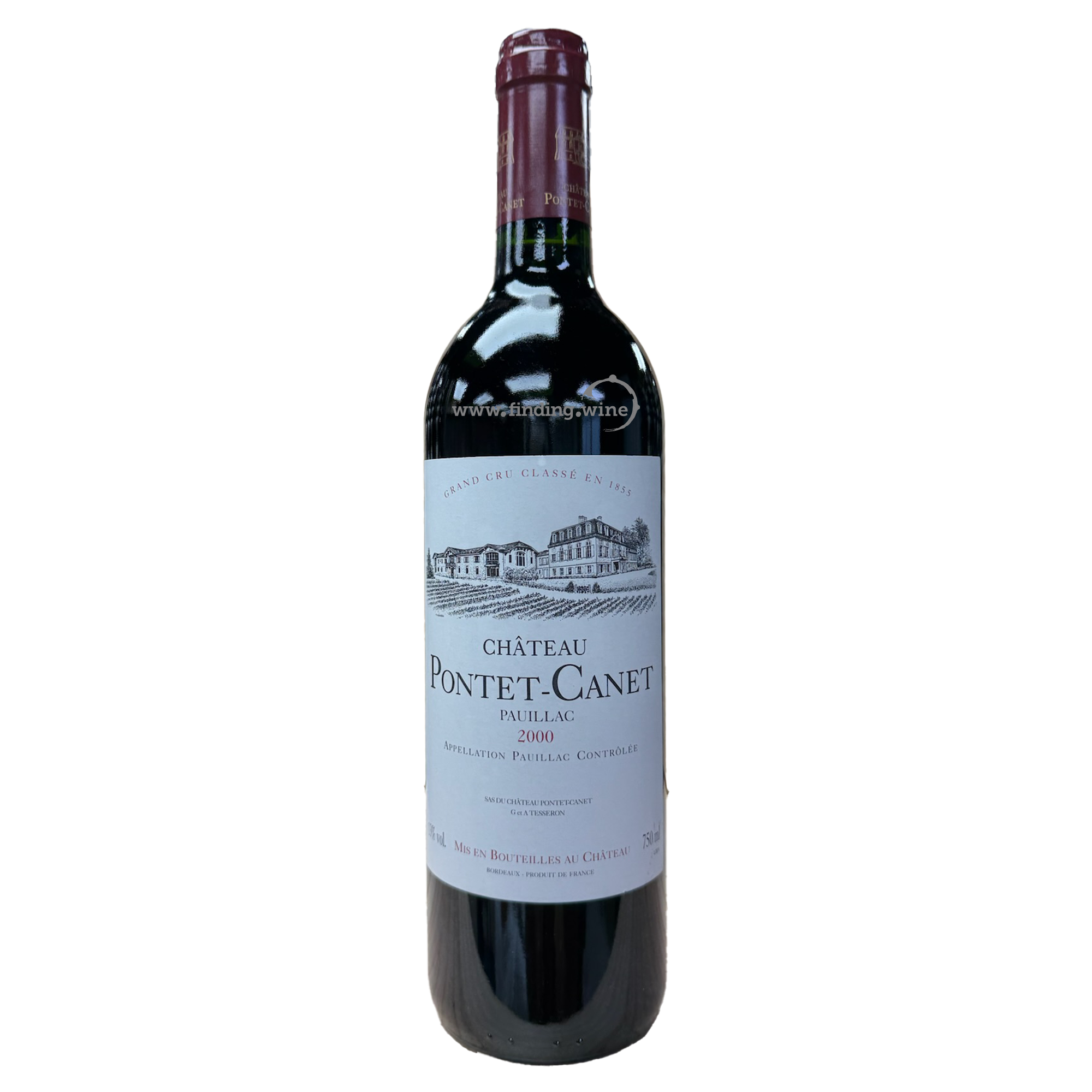 Chateau Pontent-Canet - 2000 - Pontent-Canet - 750 ml. - Bordeaux