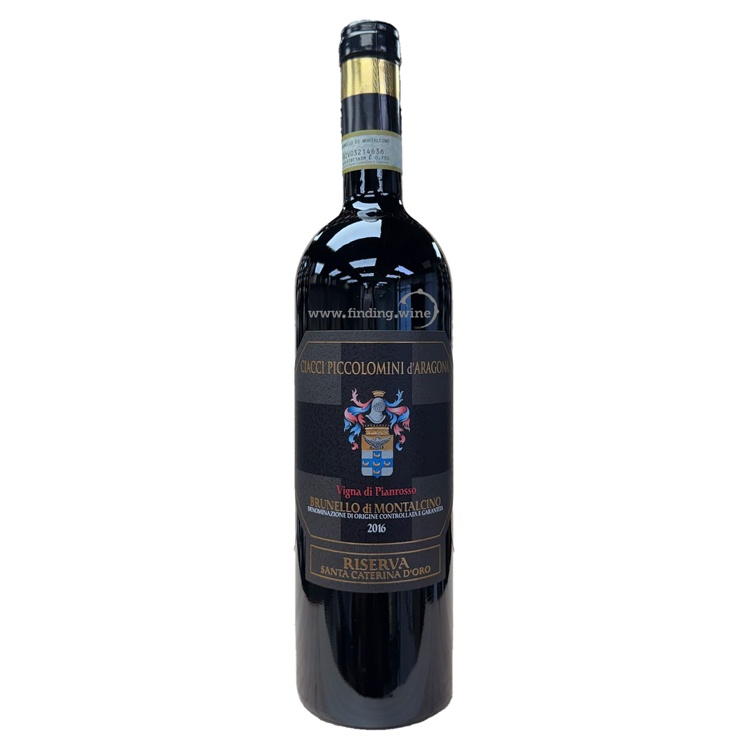 Ciacci Piccolomini d'Aragona - 2016 - Brunello di Montalcino Pianrosso Riserva Vigna di Pianrosso Santa Caterina d'Oro - 750 ml.