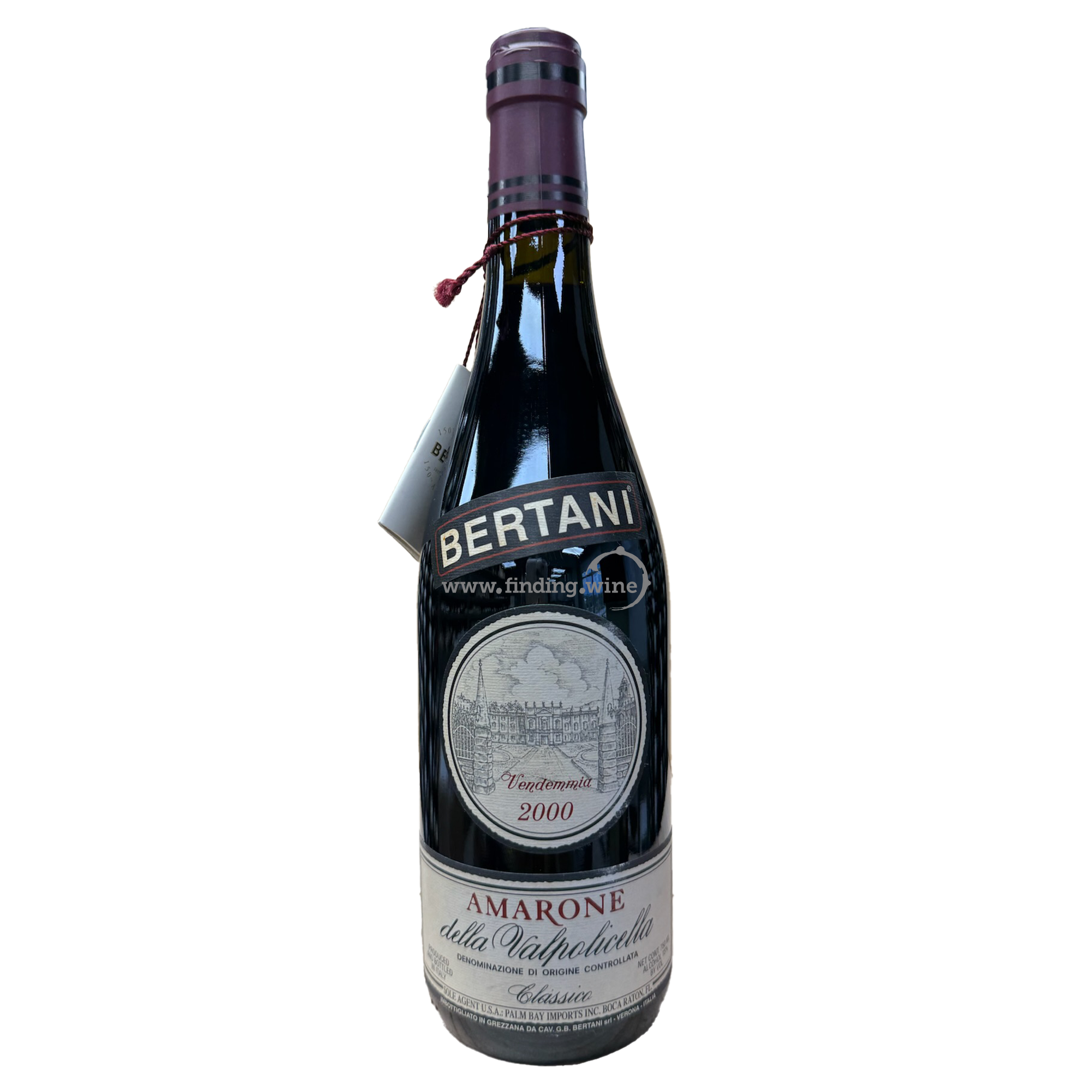 Bertani - 2000 - Amarone della Valpolicella Library Release from