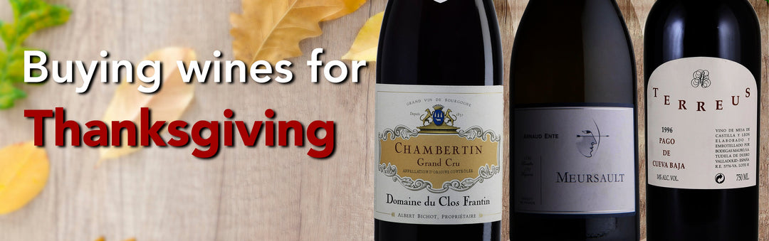 Buying wines for Thanksgiving