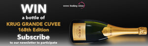 Subscribe and win a bottle of champagne KRUG GRANDE CUVEE 168th Edition