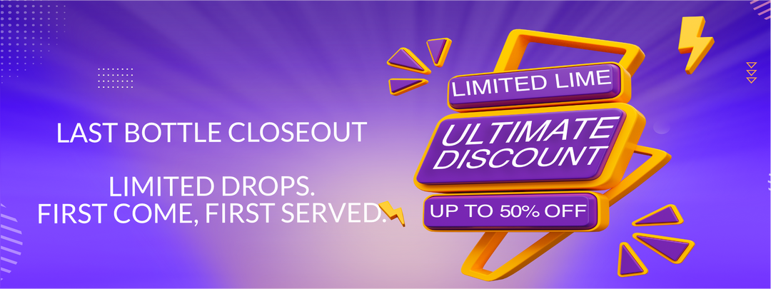 Last bottle closeout - up to 50% discount