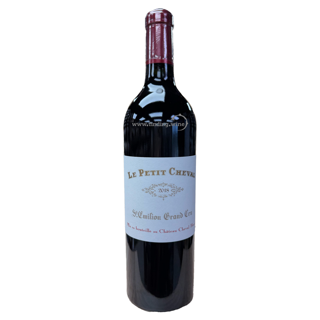 Chateau Cheval Blanc - 2018 - Le Petit Cheval Rouge  - 750 ml.