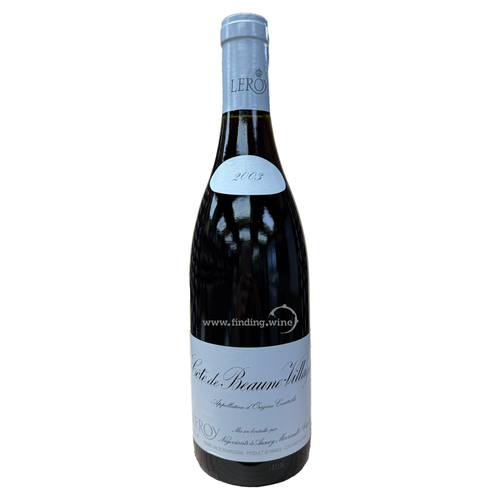 ワイン Leroy Cote de Beaune 2003 Domaine Leroy - 2003 - Cotes de Beaune-Villages Rouge - 750
