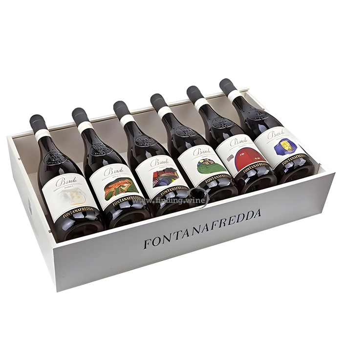 Fontanafredda  - MV - Multi-Vintage Pack 1982, 1996, 1998, 1999, 2000, 2010 - 750 ml.