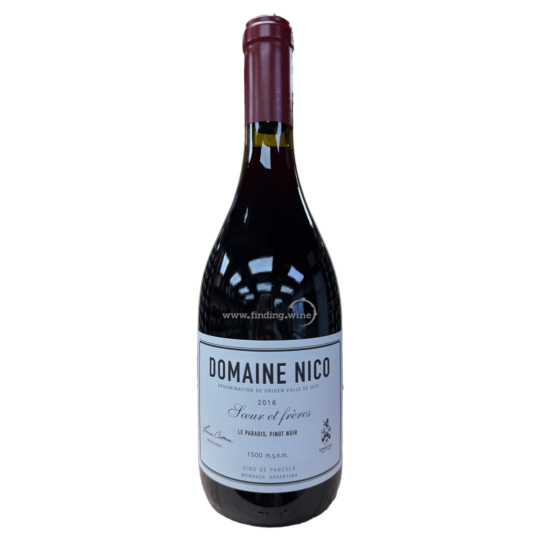 Domaine Nico  - 2016 - Le Paradis Pinot Noir - 750 ml.