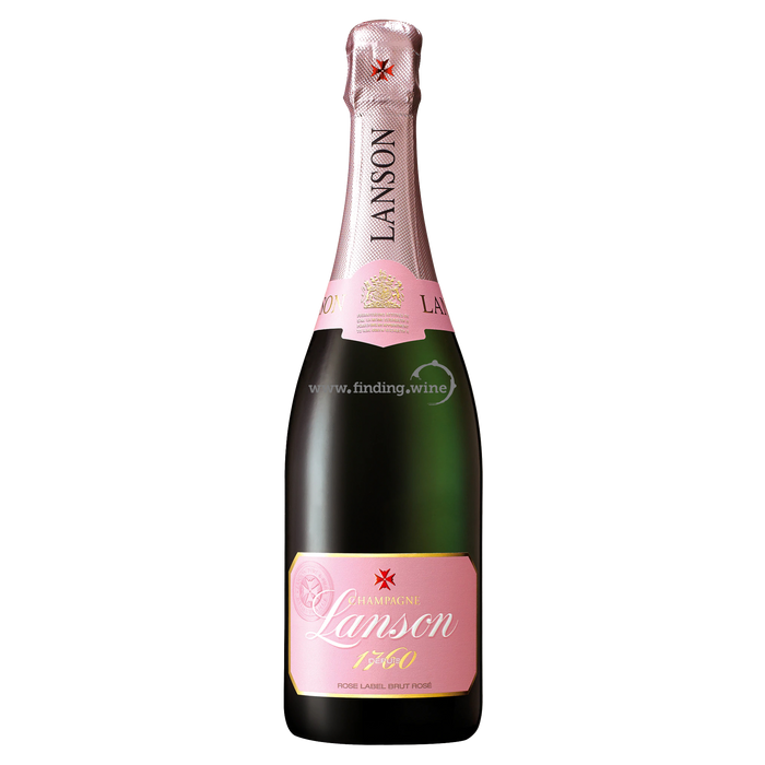 Champagne Lanson NV - Rose Label 750 ml.
