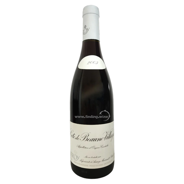 Domaine Leroy - 2003 - Cotes de Beaune-Villages Rouge - 750 ml 