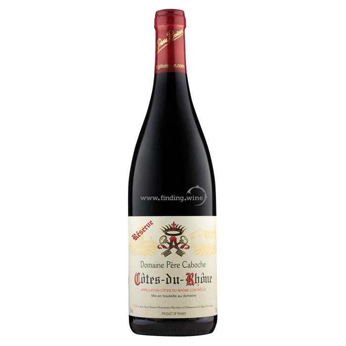 Domaine Pere Caboche - 2022 - Cotesdu Rhone Reserve Red - 750 ml.