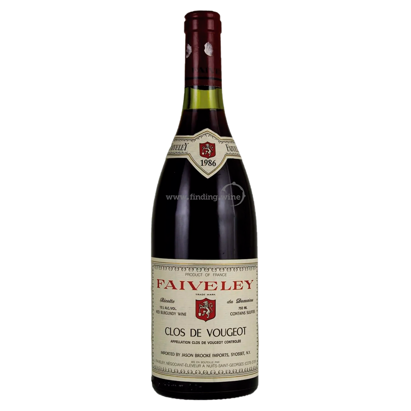 Faiveley 1986 - Clos De Vougeot 750 ml.