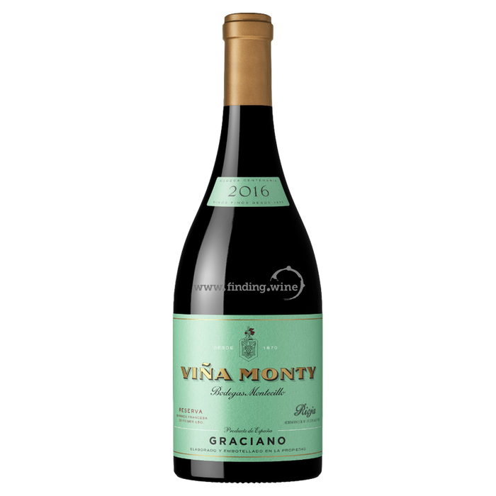 Vina Monty  - 2016 - Graciano Reserva  - 750 ml.