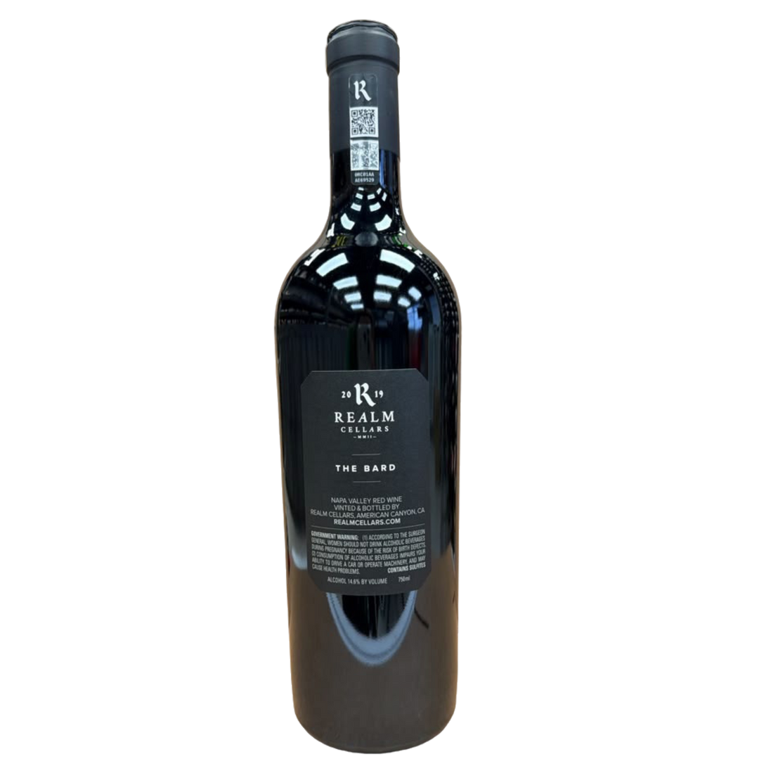 Realm Cellars 2019 The Bard 1.5 L bottle, view 2