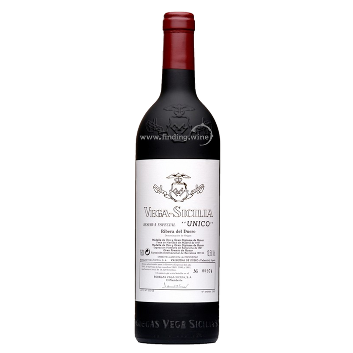 Bodegas Vega Sicilia - 1995 - Unico - 750 ml.