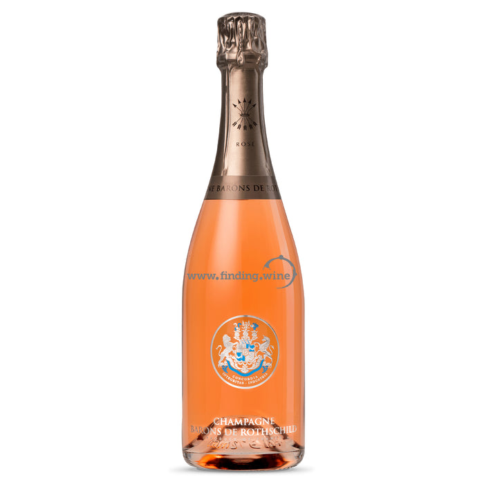 Baron Rothschild Champagne - NV  - Kosher Brut Rose - 750 ml.