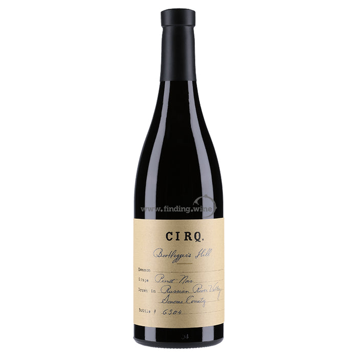 Cirq _ 2016 - Bootlegger's Hill Pinot Noir _ 750 ml.