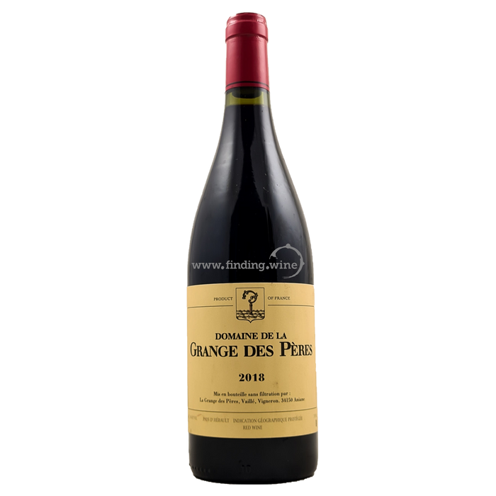 Domaine de la Grange des Peres - 2018 - Vin de Pays de l’Hérault Rouge - 750 ml.