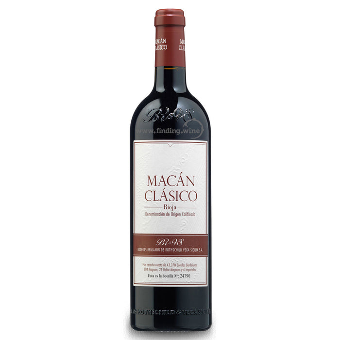Bodegas Benjamin de Rothschild - Vega Sicilia, Macan _ 2017 - Macan Clasico Rioja _ 750 ml.