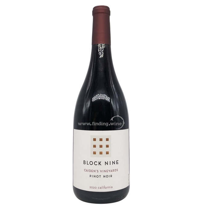 Block Nine - 2021 - Caiden's Vineyard Pinot Noir - 750 ml.