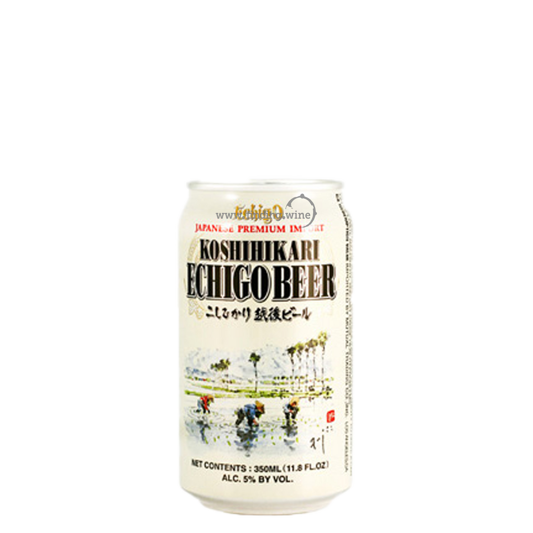 Echigo Koshihikari  - NV - Rice Beer Cans 24 X 350Ml Case - 8.4 L