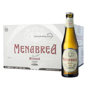 Birra Menabrea - NV - Bionda Case 24 bottles  - 7.9 L