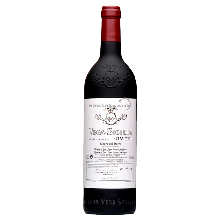 Bodegas Vega Sicilia MV-2016 - Unico Reserva Especial (2016 Release 96-98-02) 750 ml.