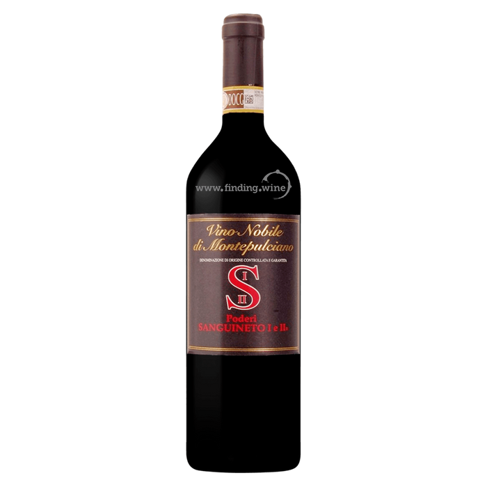 Poderi Sanguineto - 2019 - 1 & 2 Vino Nobile di Montepulciano - 750 ml.