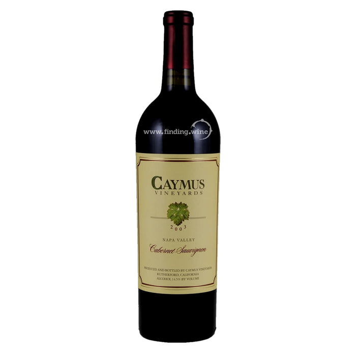 Caymus 2003 - Cabernet Sauvignon 750 ml.